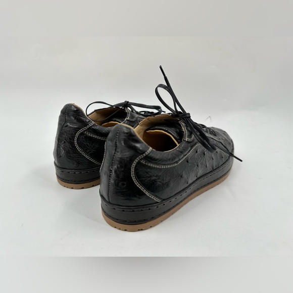 Giorgio’s Of Palm Beach Ostrich Leather Sneakers In 9 USA Made In italy - Picture 6 of 13